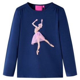 Navy blue long-sleeved children's t-shirt 128 by vidaXL, Kids T-shirts - Ref: Foro24-14002, Price: 8,66 €, Discount: %