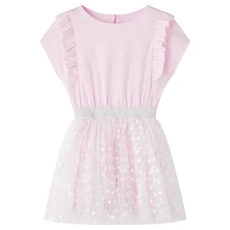 Kinderkleid mit hellrosa Rüschen 140 von vidaXL, Kinderkleider - Ref: Foro24-14553, Preis: 14,73 €, Rabatt: %