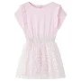 Kinderkleid mit hellrosa Rüschen 140 von vidaXL, Kinderkleider - Ref: Foro24-14553, Preis: 14,73 €, Rabatt: %