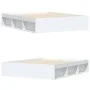 White bed frame 150x200 cm by vidaXL, Beds and slatted bases - Ref: Foro24-3203866, Price: 137,29 €, Discount: %