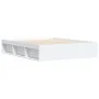 White bed frame 150x200 cm by vidaXL, Beds and slatted bases - Ref: Foro24-3203866, Price: 137,29 €, Discount: %