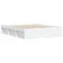 White bed frame 150x200 cm by vidaXL, Beds and slatted bases - Ref: Foro24-3203866, Price: 137,29 €, Discount: %