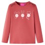 Hellbraunes, langärmliges Kinder-T-Shirt 104 in Rosa von vidaXL, Kinder-T-Shirts - Ref: Foro24-13775, Preis: 8,54 €, Rabatt: %