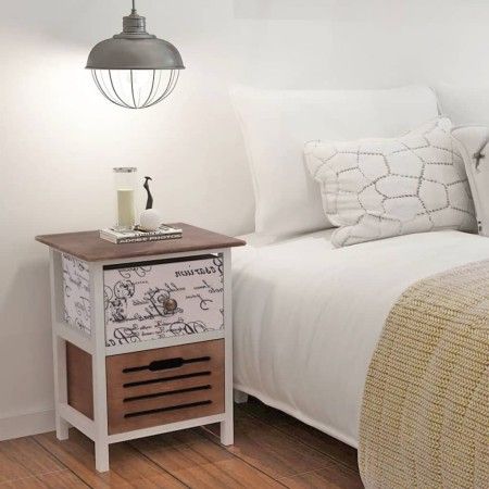 Nachttische, 2 Stück, Holz von vidaXL, Nachttische - Ref: Foro24-242883, Preis: 88,46 €, Rabatt: %
