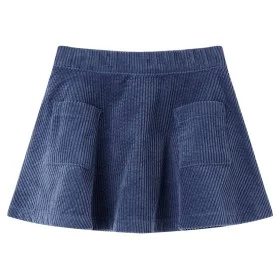 Children's skirt with navy blue corduroy pockets 116 by vidaXL, kids pants - Ref: Foro24-13886, Price: 9,97 €, Discount: %