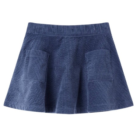 Children's skirt with navy blue corduroy pockets 116 by vidaXL, kids pants - Ref: Foro24-13886, Price: 10,07 €, Discount: %