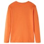 Kinder-Langarm-T-Shirt dunkelorange 92 von vidaXL, Kinder-T-Shirts - Ref: Foro24-13174, Preis: 11,85 €, Rabatt: %