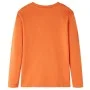 Dunkeloranges Langarm-T-Shirt für Kinder 116 von vidaXL, Kinder-T-Shirts - Ref: Foro24-13176, Preis: 8,64 €, Rabatt: %