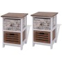 Nachttische, 2 Stück, Holz von vidaXL, Nachttische - Ref: Foro24-242883, Preis: 88,46 €, Rabatt: %
