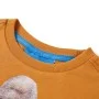 Dark ocher long-sleeved children's t-shirt 140 by vidaXL, Kids T-shirts - Ref: Foro24-13218, Price: 8,69 €, Discount: %