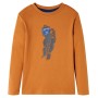 Dark ocher long-sleeved children's t-shirt 92 by vidaXL, Kids T-shirts - Ref: Foro24-13459, Price: 7,88 €, Discount: %