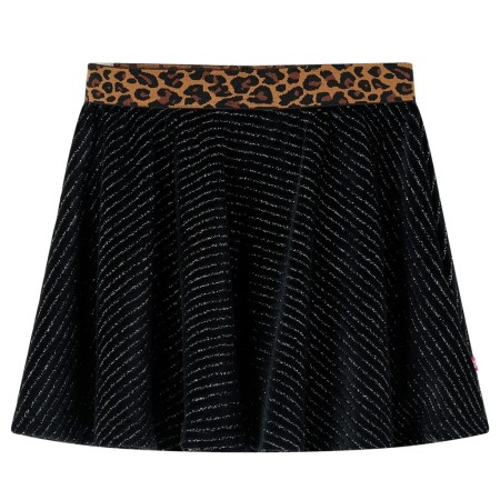 Falda infantil con cinturilla de leopardo negro 128 de vidaXL, Pantalones de niños - Ref: Foro24-14482, Precio: 10,74 €, Desc...