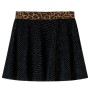 Falda infantil con cinturilla de leopardo negro 128 de vidaXL, Pantalones de niños - Ref: Foro24-14482, Precio: 10,74 €, Desc...