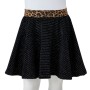 Falda infantil con cinturilla de leopardo negro 128 de vidaXL, Pantalones de niños - Ref: Foro24-14482, Precio: 10,74 €, Desc...