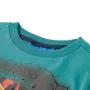 Dunkles Aquamarin-Langarm-T-Shirt für Kinder 92 von vidaXL, Kinder-T-Shirts - Ref: Foro24-13354, Preis: 8,59 €, Rabatt: %