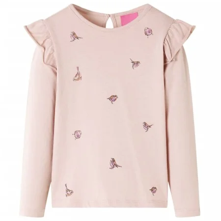 Kinder-Langarm-T-Shirt rosa 92 von vidaXL, Kinder-T-Shirts - Ref: Foro24-14344, Preis: 10,02 €, Rabatt: %