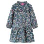 Vestido infantil de manga larga azul oscuro 92 de vidaXL, Vestidos de niños - Ref: Foro24-14409, Precio: 11,77 €, Descuento: %