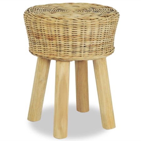 Barhocker aus natürlichem Rattan von vidaXL, Küchenhocker - Ref: Foro24-244578, Preis: 80,63 €, Rabatt: %