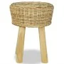 Barhocker aus natürlichem Rattan von vidaXL, Küchenhocker - Ref: Foro24-244578, Preis: 79,39 €, Rabatt: %