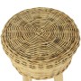 Barhocker aus natürlichem Rattan von vidaXL, Küchenhocker - Ref: Foro24-244578, Preis: 80,63 €, Rabatt: %