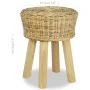 Taburete de bar ratán natural de vidaXL, Taburetes de cocina - Ref: Foro24-244578, Precio: 79,36 €, Descuento: %