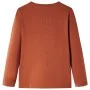 Langarm-T-Shirt für Kinder in der Farbe Cognac 128 von vidaXL, Kinder-T-Shirts - Ref: Foro24-13557, Preis: 8,30 €, Rabatt: %