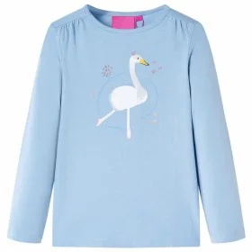 Kinder-Langarm-T-Shirt Hellblau 128 von vidaXL, Kinder-T-Shirts - Ref: Foro24-13702, Preis: 8,77 €, Rabatt: %