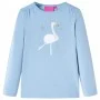 Kinder-Langarm-T-Shirt Hellblau 128 von vidaXL, Kinder-T-Shirts - Ref: Foro24-13702, Preis: 8,77 €, Rabatt: %