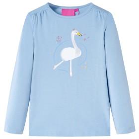 Children's long-sleeved t-shirt light blue 104 by vidaXL, Kids T-shirts - Ref: Foro24-13700, Price: 8,87 €, Discount: %