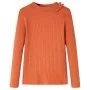 Langärmliges Kinder-T-Shirt 104 in gebranntem Orange von vidaXL, Kinder-T-Shirts - Ref: Foro24-14130, Preis: 8,19 €, Rabatt: %