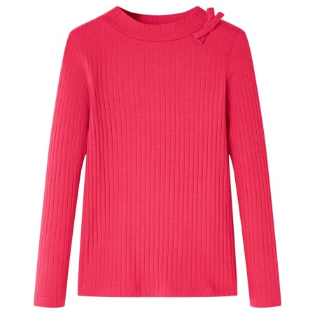Camiseta infantil de manga larga rosa brillante 92 de vidaXL, Camisetas para niños - Ref: Foro24-14139, Precio: 8,28 €