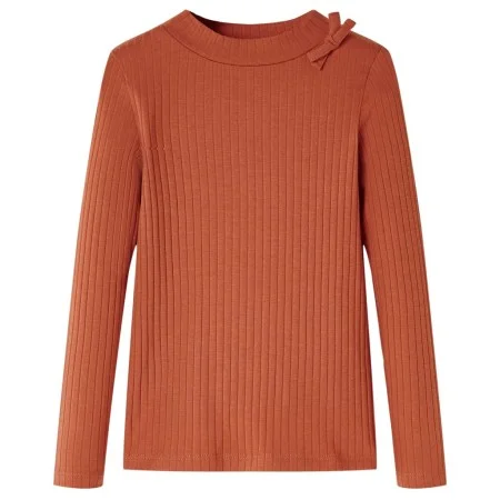 Langarm-T-Shirt für Kinder in der Farbe Cognac 116 von vidaXL, Kinder-T-Shirts - Ref: Foro24-14126, Preis: 8,19 €, Rabatt: %