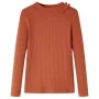 Langarm-T-Shirt für Kinder in der Farbe Cognac 116 von vidaXL, Kinder-T-Shirts - Ref: Foro24-14126, Preis: 8,19 €, Rabatt: %