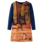 Navy blue long-sleeved children's dress 140 by vidaXL, Children's dresses - Ref: Foro24-14856, Price: 18,72 €, Discount: %