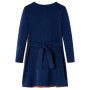 Marineblaues Langarm-Kinderkleid 140 von vidaXL, Kinderkleider - Ref: Foro24-14856, Preis: 18,97 €, Rabatt: %