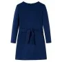 Vestido infantil de manga larga azul marino 128 de vidaXL, Vestidos de niños - Ref: Foro24-14930, Precio: 13,38 €, Descuento: %