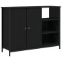 Aparador de madera de ingeniería negro 100x33x75 cm de vidaXL, Aparadores - Ref: Foro24-835549, Precio: 78,07 €, Descuento: %