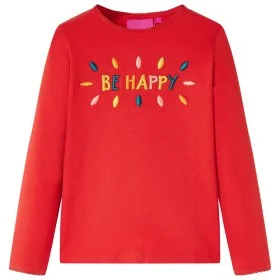 Camiseta infantil de manga larga rojo 92 de vidaXL, Camisetas para niños - Ref: Foro24-13714, Precio: 8,45 €, Descuento: %