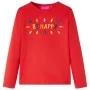 Kinder-Langarm-T-Shirt rot 92 von vidaXL, Kinder-T-Shirts - Ref: Foro24-13714, Preis: 8,45 €, Rabatt: %