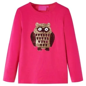 Knallrosa Langarm-T-Shirt für Kinder 92 von vidaXL, Kinder-T-Shirts - Ref: Foro24-13794, Preis: 8,92 €, Rabatt: %