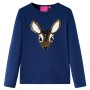 Marineblaues Langarm-T-Shirt für Kinder 92 von vidaXL, Kinder-T-Shirts - Ref: Foro24-14179, Preis: 9,08 €, Rabatt: %