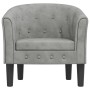 Hellgrauer Samtsessel von vidaXL, Sessel - Ref: Foro24-356469, Preis: 173,77 €, Rabatt: %