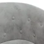 Sillón de terciopelo gris claro de vidaXL, Sillones - Ref: Foro24-356469, Precio: 162,73 €, Descuento: %