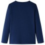 Marineblaues Langarm-T-Shirt für Kinder 104 von vidaXL, Kinder-T-Shirts - Ref: Foro24-13515, Preis: 8,66 €, Rabatt: %