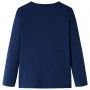Marineblaues Langarm-T-Shirt für Kinder 128 von vidaXL, Kinder-T-Shirts - Ref: Foro24-13517, Preis: 8,59 €, Rabatt: %