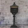 Buzón de pedestal de aluminio estilo vintage inoxidable verde de vidaXL, Buzones de correo - Ref: Foro24-43893, Precio: 338,1...
