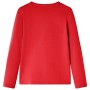 Camiseta infantil de manga larga rojo 116 de vidaXL, Camisetas para niños - Ref: Foro24-13716, Precio: 8,54 €, Descuento: %