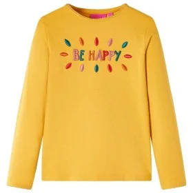 Dark ocher long-sleeved children's t-shirt 116 by vidaXL, Kids T-shirts - Ref: Foro24-13721, Price: 8,45 €, Discount: %