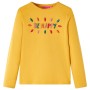 Dunkelockerfarbenes, langärmliges Kinder-T-Shirt 116 von vidaXL, Kinder-T-Shirts - Ref: Foro24-13721, Preis: 8,54 €, Rabatt: %