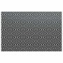 Alfombra de exterior ARAKIL blanca y negra 190x290 cm PP